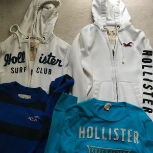 Hollister hoodies and tops